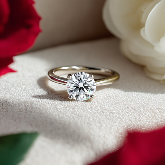 Round Diamond Engagement Ring