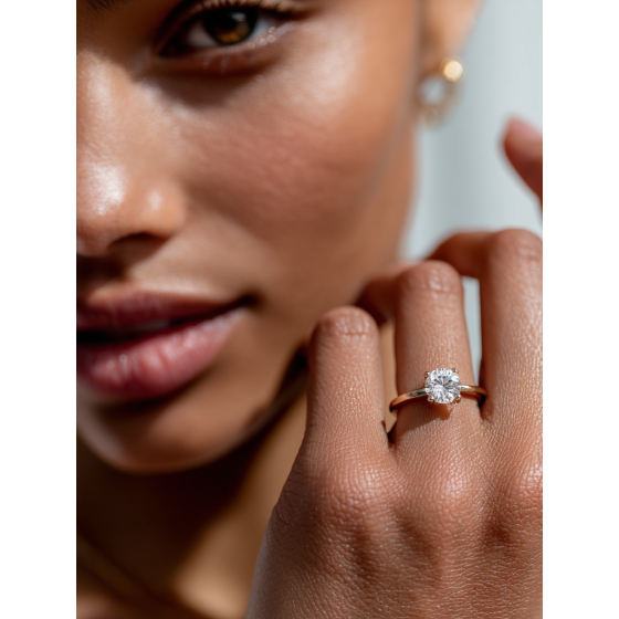 Round Diamond Engagement Ring