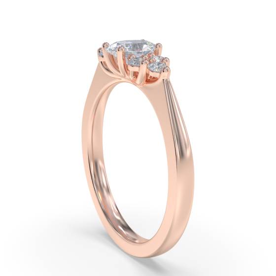Oval Diamond Designer Engagement Ring