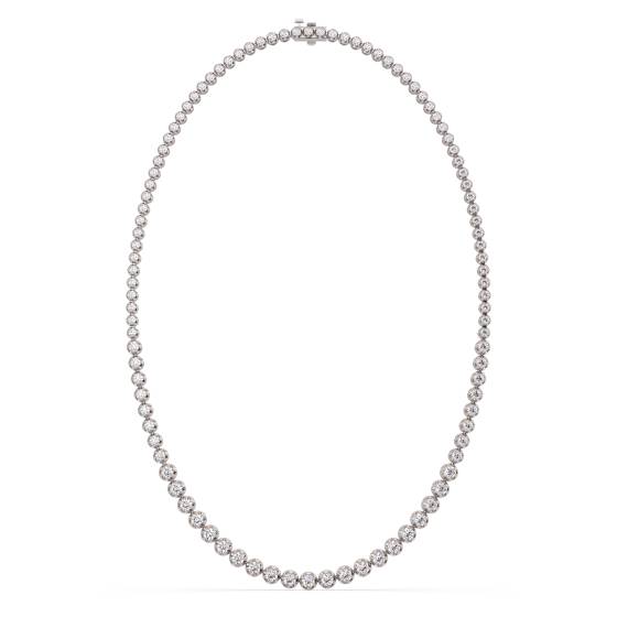 8.00ct Round Diamond Tennis Necklace