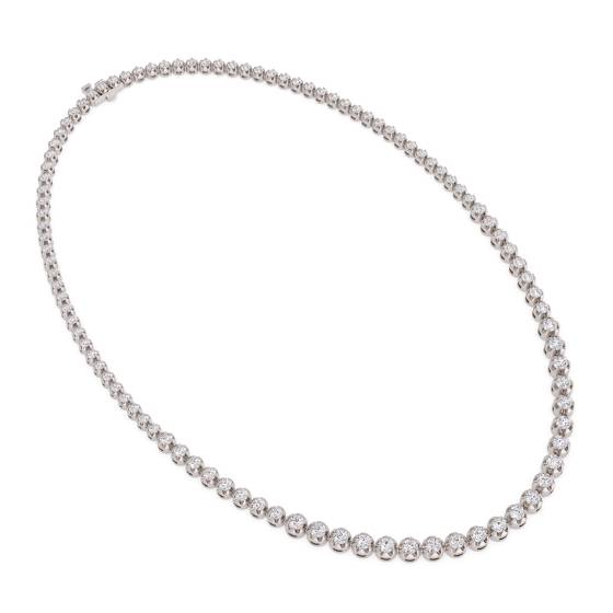 8.00ct Round Diamond Tennis Necklace