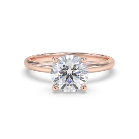 Round Solitaire Engagement Ring