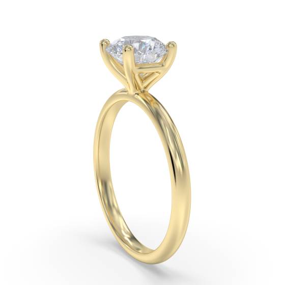 Round Solitaire Engagement Ring