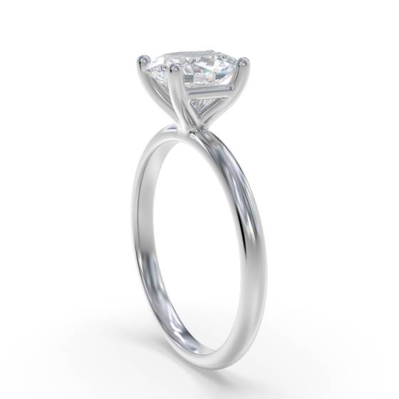 Oval Diamond Engagement Ring