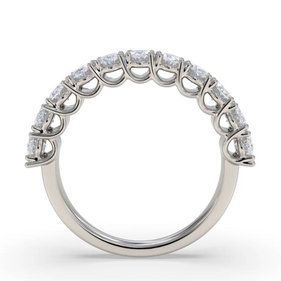 1.50ct Oval Diamond Four Claw Eternity Ring
