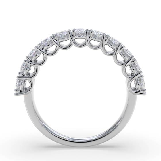 1.50ct Oval Diamond Four Claw Eternity Ring