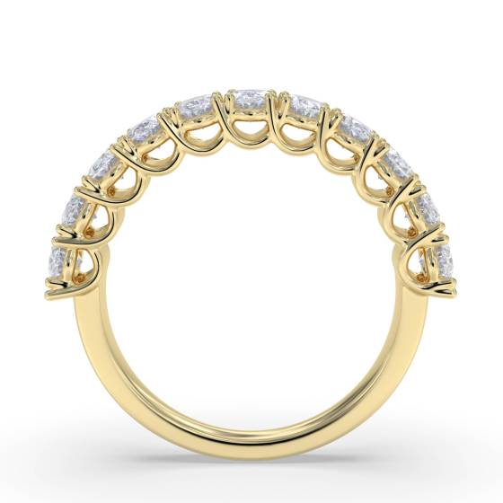 1.50ct Oval Diamond Four Claw Eternity Ring