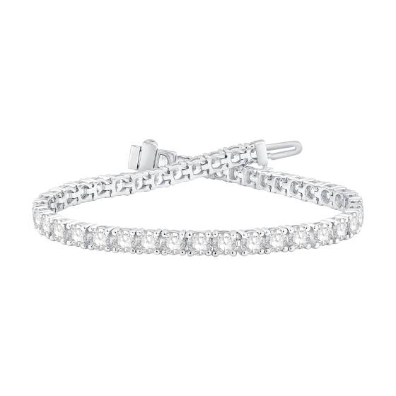 8.75ct VVS/E-F Round cut Labgrown Diamonds Tennis Bracelet