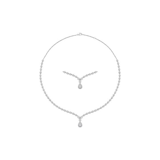 4.00ct VS/E-F Round cut Labgrown Diamonds Necklace