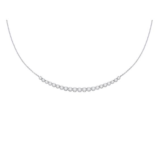 2.00ct VS/E-F Round cut Labgrown Diamonds Necklace