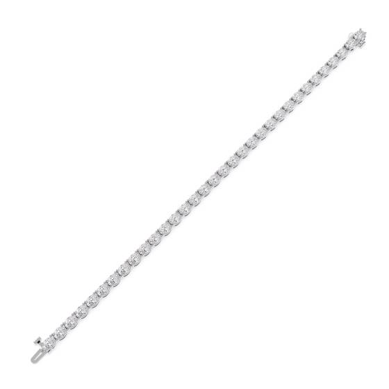 10ct Oval Diamond Horizontal Set Designer Bracelet