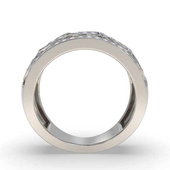 10.5mm Designer Bezel Set Dress Ring