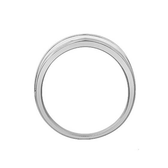 4mm Mens Round Diamond Ring