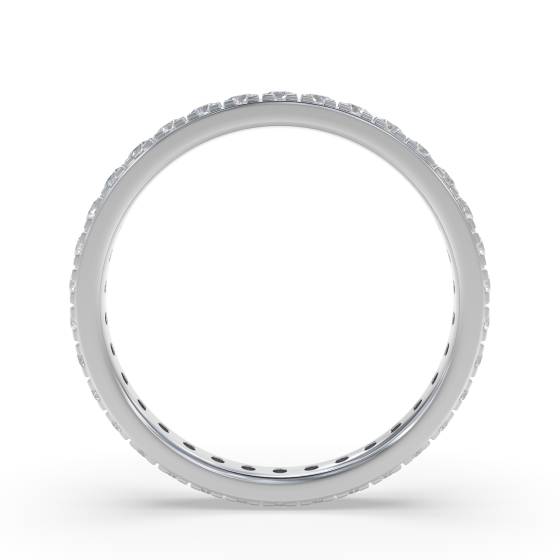 2.5mm Elegant Round Diamond Full Eternity Ring