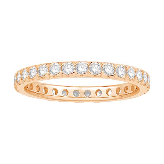 0.75ct Elegant Round Diamond Eternity Ring