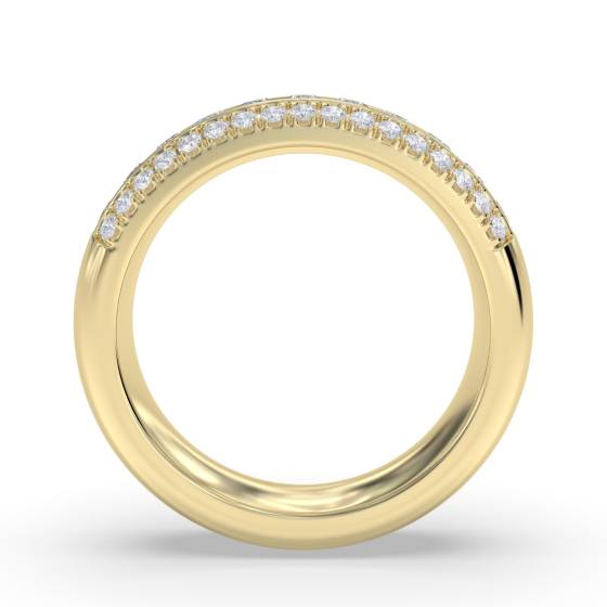 0.50ct Elegant Round Diamond Multi Row Dress Ring