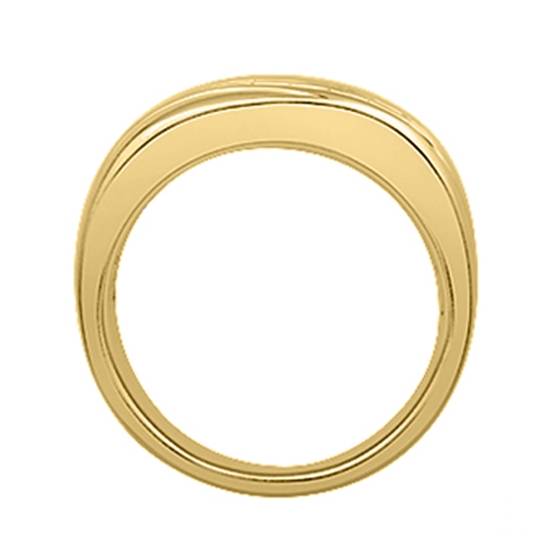 5mm Mens Round Diamond Ring