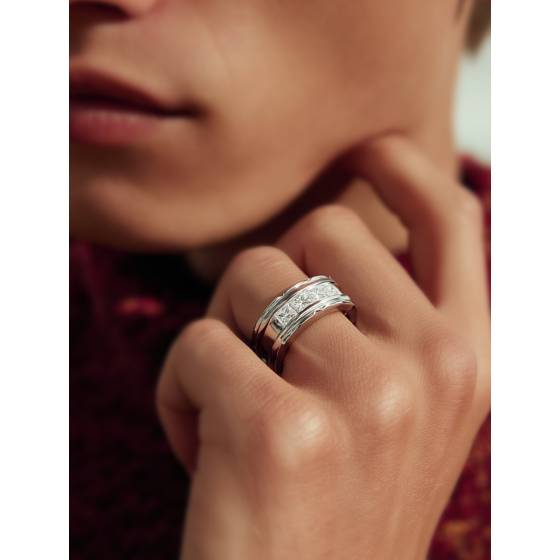 8mm Mens Princess Diamond Ring