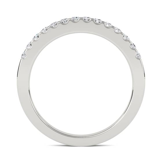0.25ct VS/E-F Round Natural Diamond Half Eternity Ring
