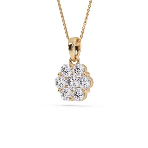 0.25ct Classic Round Diamond Designer Pendant