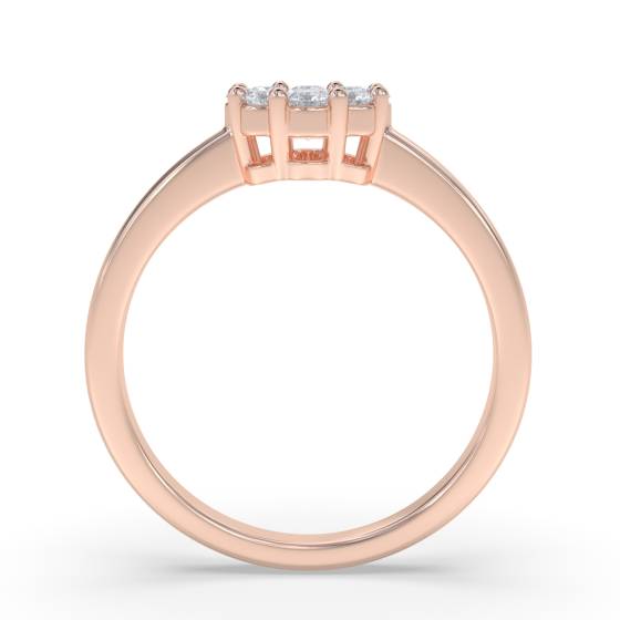 0.40ct Elegant Round Diamond Cluster Ring