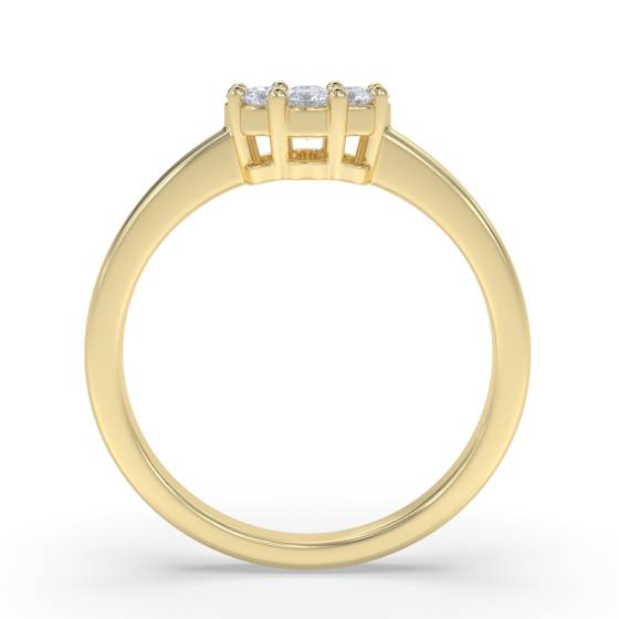 0.40ct Elegant Round Diamond Cluster Ring