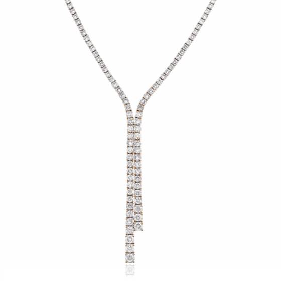 Bow Tie Tennis Necklace