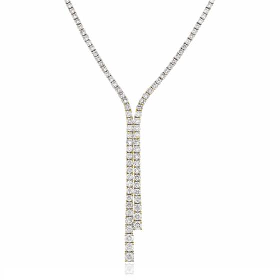 Bow Tie Tennis Necklace