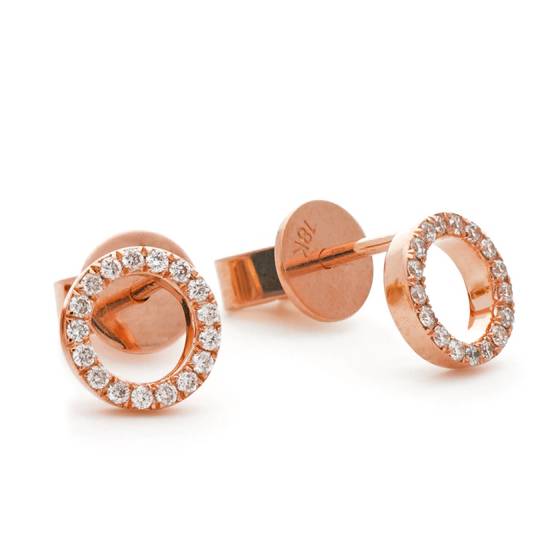 0.15ct SI/F-G Round Natural Diamond Earrings