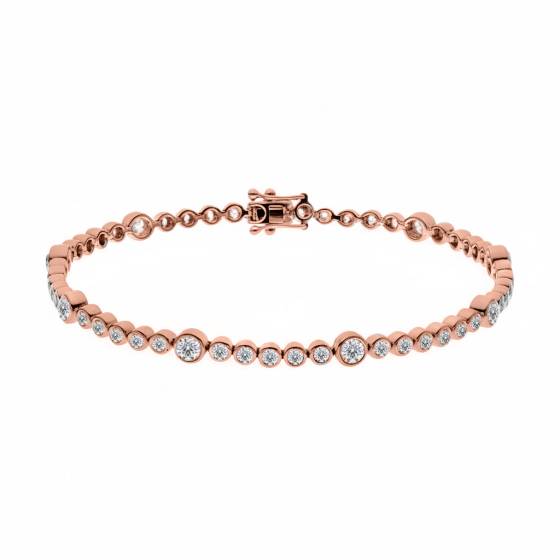 Classic Round Diamond Designer Bracelet