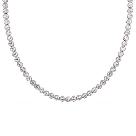 Bow Tie Tennis Necklace