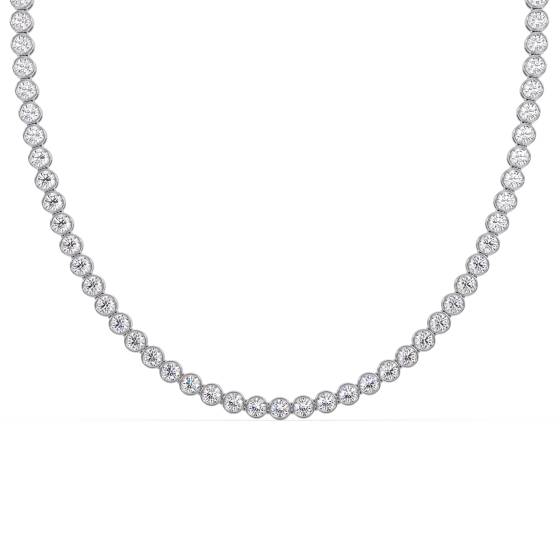 Bow Tie Tennis Necklace