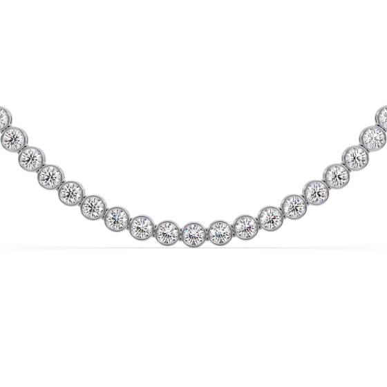 Bow Tie Tennis Necklace