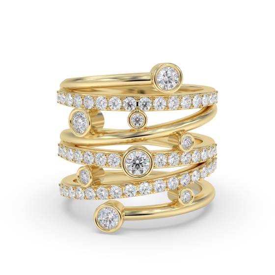 0.80ct Round Diamond Dress Ring