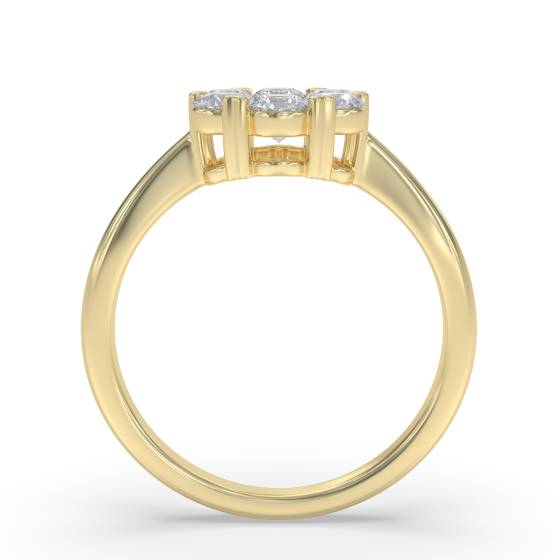 0.60ct Elegant Round Diamond Cluster Ring