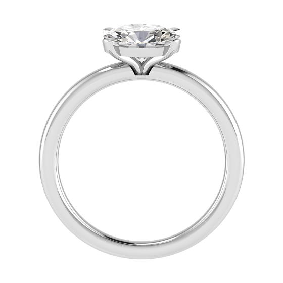 Oval Diamond Engagement Ring