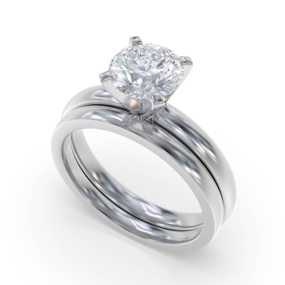 Round Diamond Engagement Ring