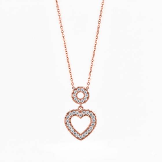 Diamond Heart Pendant