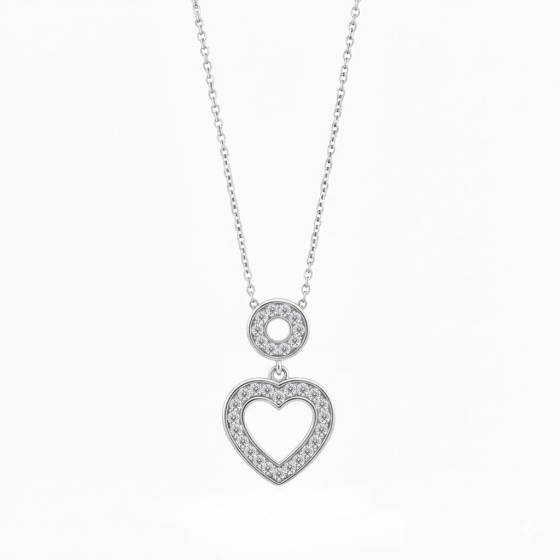 Diamond Heart Pendant