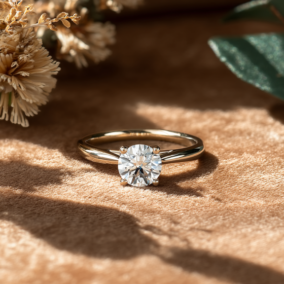 Round Diamond Engagement Ring