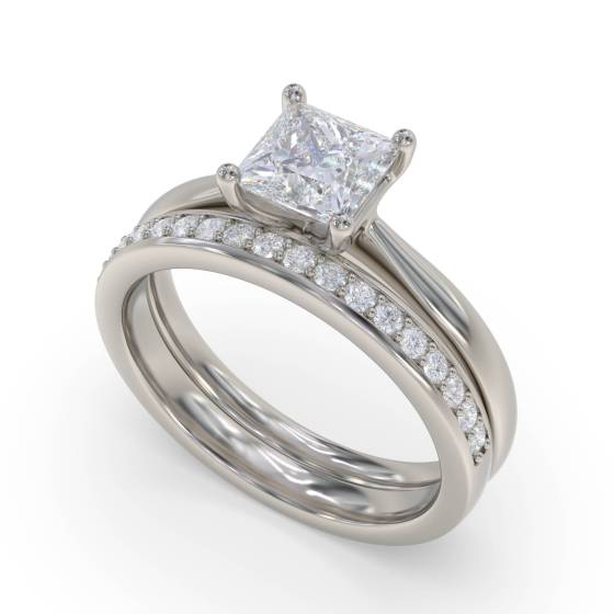 Princess Diamond Engagement Ring