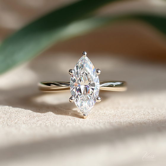 Marquise Diamond Engagement Ring