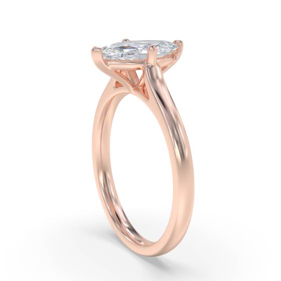 Marquise Diamond Engagement Ring