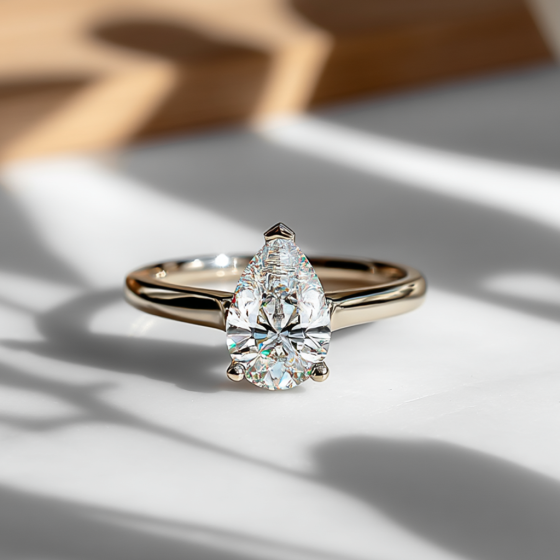 Pear Diamond Engagement Ring