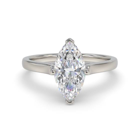 Marquise Diamond Engagement Ring