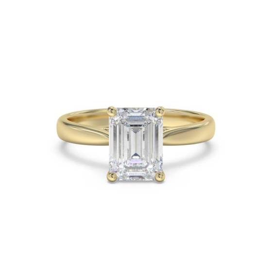 GIA Certified 0.96ct VS1/D Elegant Emerald Diamond Engagement Ring
