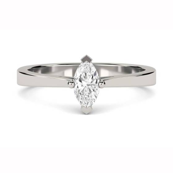 GIA Certified 0.50ct VS2/D Marquise Diamond Engagement Ring