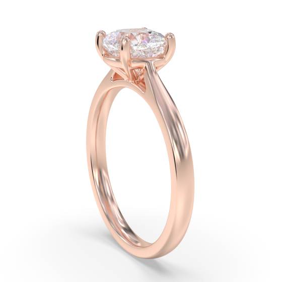 Elegant Cushion Diamond Engagement Ring