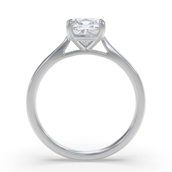 Elegant Cushion Diamond Engagement Ring