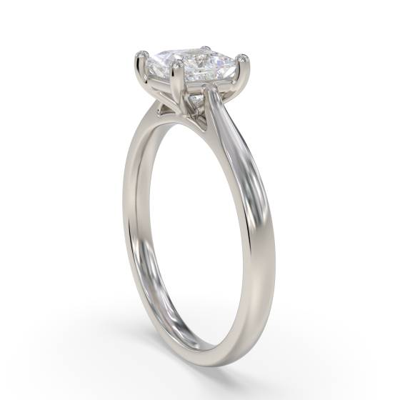 Elegant Princess Diamond Engagement Ring